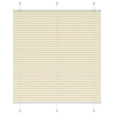 Plissé Rolgordijn 105X200Cm Stofbreedte 104,4Cm Polyester Crème