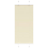 Plissé Rolgordijn 105X200Cm Stofbreedte 104,4Cm Polyester Crème