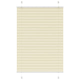 Plissé Rolgordijn 105X200Cm Stofbreedte 104,4Cm Polyester Crème