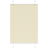 Plissé Rolgordijn 105X200Cm Stofbreedte 104,4Cm Polyester Crème