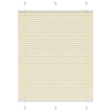 Plissé Rolgordijn 105X200Cm Stofbreedte 104,4Cm Polyester Crème