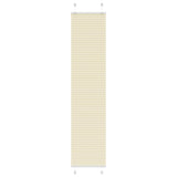 Plissé Rolgordijn 105X200Cm Stofbreedte 104,4Cm Polyester Crème