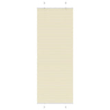 Plissé Rolgordijn 105X200Cm Stofbreedte 104,4Cm Polyester Crème