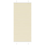 Plissé Rolgordijn 105X200Cm Stofbreedte 104,4Cm Polyester Crème
