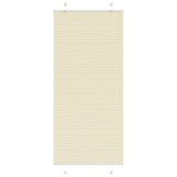 Plissé Rolgordijn 105X200Cm Stofbreedte 104,4Cm Polyester Crème