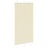 Plissé Rolgordijn 105X200Cm Stofbreedte 104,4Cm Polyester Crème