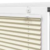 Plissé Rolgordijn 105X200Cm Stofbreedte 104,4Cm Polyester Crème