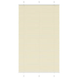 Plissé Rolgordijn 105X200Cm Stofbreedte 104,4Cm Polyester Crème