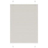 Plissé Rolgordijn Stofbreedte 54,4 Cm Lichtgrijs