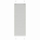 Plissé Rolgordijn Stofbreedte 54,4 Cm Lichtgrijs