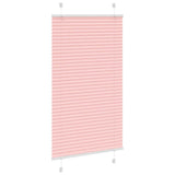 Plissé Rolgordijn Stofbreedte 74,4 Cm Polyester Roze