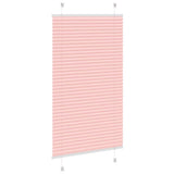 Plissé Rolgordijn Stofbreedte 74,4 Cm Polyester Roze