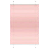 Plissé Rolgordijn Stofbreedte 74,4 Cm Polyester Roze