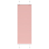 Plissé Rolgordijn Stofbreedte 74,4 Cm Polyester Roze