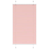 Plissé Rolgordijn Stofbreedte 74,4 Cm Polyester Roze