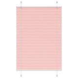 Plissé Rolgordijn Stofbreedte 74,4 Cm Polyester Roze