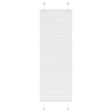 Plissé Rolgordijn 105X100Cm Stofbreedte 104,4Cm Polyester Wit