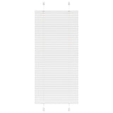 Plissé Rolgordijn 105X100Cm Stofbreedte 104,4Cm Polyester Wit