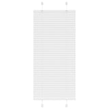 Plissé Rolgordijn 105X100Cm Stofbreedte 104,4Cm Polyester Wit