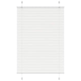 Plissé Rolgordijn 105X100Cm Stofbreedte 104,4Cm Polyester Wit