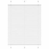 Plissé Rolgordijn 105X100Cm Stofbreedte 104,4Cm Polyester Wit