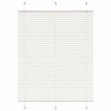 Plissé Rolgordijn 105X100Cm Stofbreedte 104,4Cm Polyester Wit