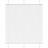 Plissé Rolgordijn 105X100Cm Stofbreedte 104,4Cm Polyester Wit