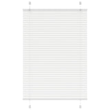 Plissé Rolgordijn 105X100Cm Stofbreedte 104,4Cm Polyester Wit