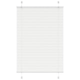 Plissé Rolgordijn 105X100Cm Stofbreedte 104,4Cm Polyester Wit