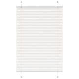 Plissé Rolgordijn 105X100Cm Stofbreedte 104,4Cm Polyester Wit