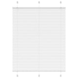 Plissé Rolgordijn 105X100Cm Stofbreedte 104,4Cm Polyester Wit