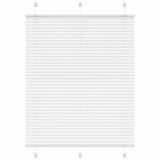 Plissé Rolgordijn 105X100Cm Stofbreedte 104,4Cm Polyester Wit