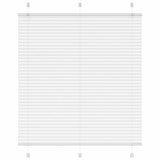 Plissé Rolgordijn 105X100Cm Stofbreedte 104,4Cm Polyester Wit