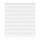 Plissé Rolgordijn 105X100Cm Stofbreedte 104,4Cm Polyester Wit