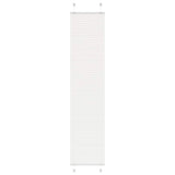 Plissé Rolgordijn 105X100Cm Stofbreedte 104,4Cm Polyester Wit