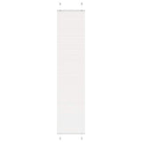 Plissé Rolgordijn 105X100Cm Stofbreedte 104,4Cm Polyester Wit