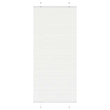 Plissé Rolgordijn 105X100Cm Stofbreedte 104,4Cm Polyester Wit