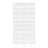 Plissé Rolgordijn 105X100Cm Stofbreedte 104,4Cm Polyester Wit