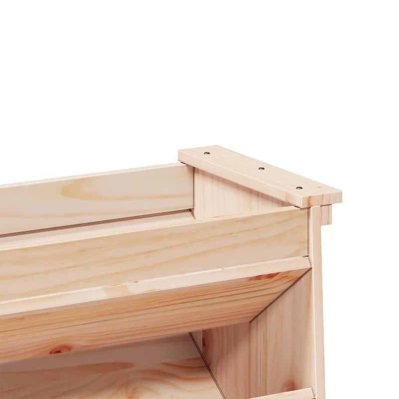 Kruidenbak 6-Laags 69X40X101,5 Cm Massief Grenenhout