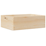 Houten Kist Massief Grenenhout Naturel