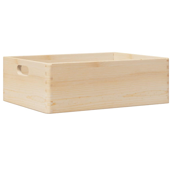 Houten Kist Massief Grenenhout Naturel