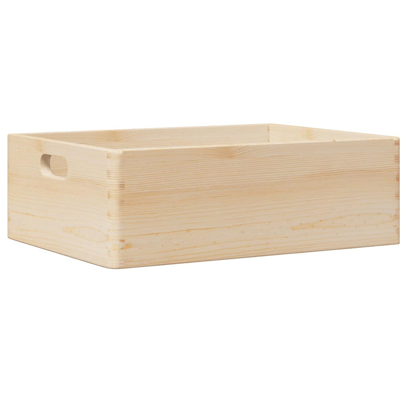 Houten Kist Massief Grenenhout Naturel
