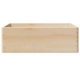 Houten Kist Massief Grenenhout Naturel