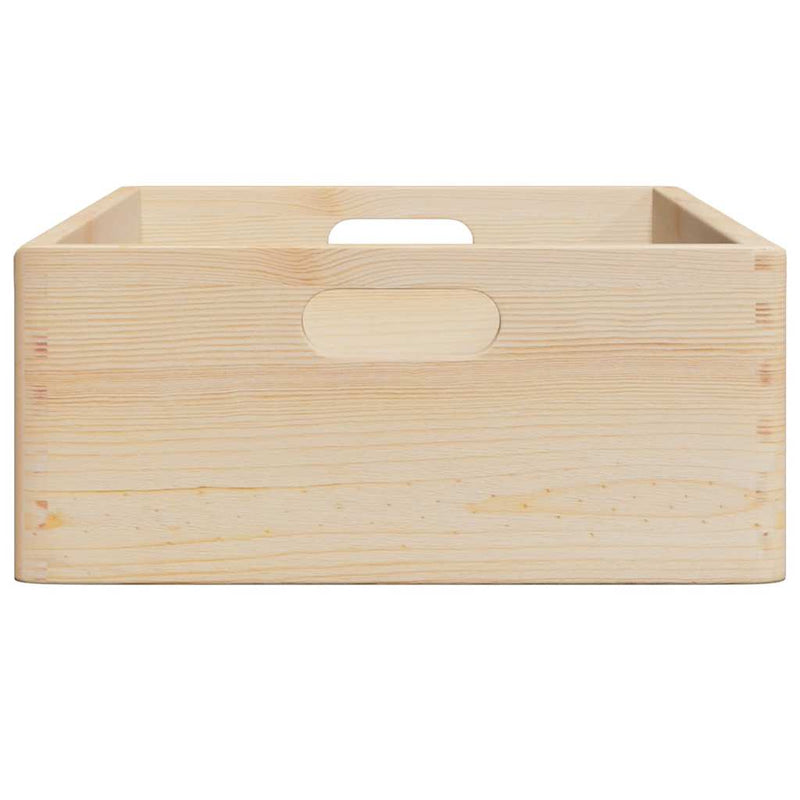 Houten Kist Massief Grenenhout Naturel