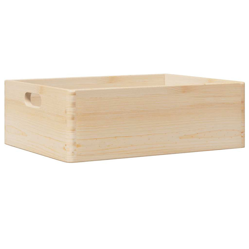 Houten Kist Massief Grenenhout Naturel