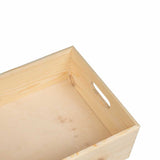 Houten Kist Massief Grenenhout Naturel