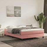 Pocketveringmatras 80X220X20 Cm Fluweel Roze