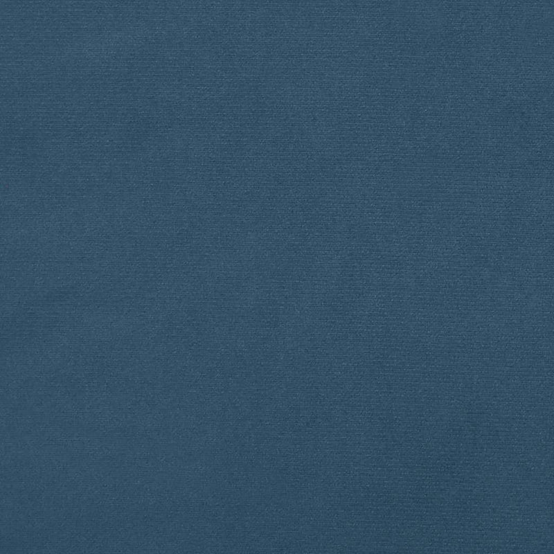 Pocketveringmatras 160X210X20 Cm Fluweel Donkerblauw
