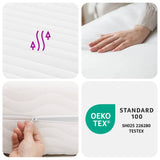 Schuimmatras Hardheid H2 H3 Wit