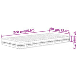 Schuimmatras Hardheid H2 H3 Wit